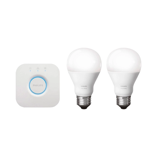 IOT PHILIPS KIT 2 FOCO BLANCO + BRIDGE HUE 220V 9W A60 E27 (779554)