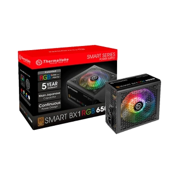 FUENTE THERMALTAKE SMART BX1 RGB 650W 80PLUS BRONZ