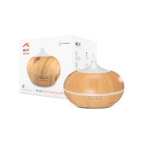 DIFUSOR DE AROMA IOT NEXXT NHA-A600 12V/300ML/LED/MADERA CLARO