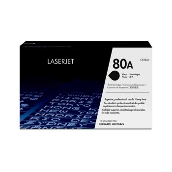 TONER HP 80A NEGRO CF280A 400 M401/400 M425