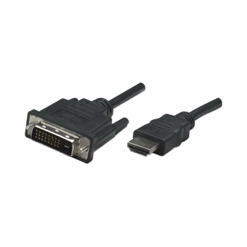 CABLE HDMI/DVI 322782 1M/NEGRO/BOLSA