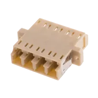 ADAPTADOR FIBRA O. DUPLEX LC MM OM3 AMP