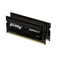 MEMORIA RAM P/NB DDR4 32GB 3200 KINGSTON FURY IMPACT BK KF432S20IB/32 XMP