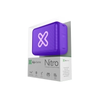 PARLANTE KLIP KBS-025PR 6W NITRO PORTATIL BT/BAT/IPX7/TWS PURPURA