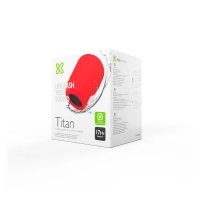 PARLANTE KLIP KBS-200RD 12W TITAN PORTATIL AUX/BT/BAT/IPX7/TWS ROJO