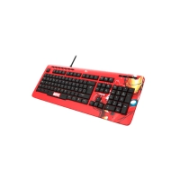 TECLADO XTECH USB XTK-M401IM IRON MAN ESP/ROJO/MULTIMEDIA