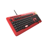 TECLADO XTECH USB XTK-M401IM IRON MAN ESP/ROJO/MULTIMEDIA