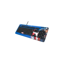 TECLADO XTECH USB XTK-M401CA CAPITAN AMERICA ESP/AZUL/MULTIMEDIA