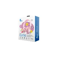 AURICULAR CON MICROFONO XTECH XTH-355 CUTIE KIDS /3.5MM/1JACK/ROSA