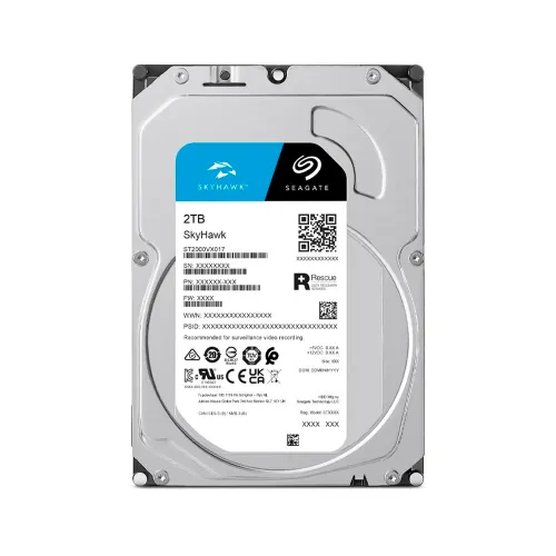DISCO DURO SATA3 2TB SEAGATE SKYHAWK 5400 256MB ST2000VX017 SURVEILLANCE (GARANTIA BR)