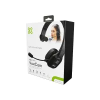 AURICULAR CON MICROFONO KLIP KCH-750 VOXCOM WIRELESS/BT/1JACK NEGRO