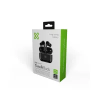 AURICULAR CON MICROFONO KLIP KTE-050BK TUNEFIBUDS TOUCH/TWS/BT/WIRELESS NEGRO