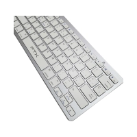 TECLADO FTX BLUETOOTH FTXB1000 ULTRA SLIM ESP/PLATA