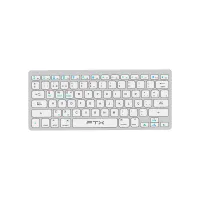 TECLADO FTX BLUETOOTH FTXB1000 ULTRA SLIM POR/PLATA