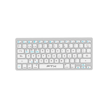 TECLADO FTX BLUETOOTH FTXB1000 ULTRA SLIM POR/PLAT