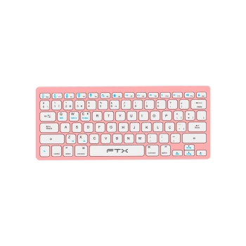 TECLADO FTX BLUETOOTH FTXB1000 ULTRA SLIM POR/ROSA