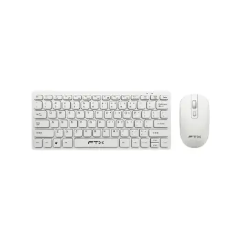 TECLADO + MOUSE FTX WIRELESS FTXGK03 POR/BLANCO