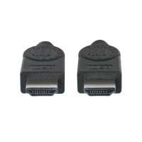 CABLE HDMI-HDMI M/M 323222 HEC/ ARC/ 3D/ 4K/30HZ 3 MT BLINDADO NEGRO BOLSA