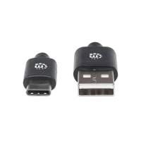 CABLE USB-A/USB-C MANHATTAN M/M NEGRO 2MT 354929