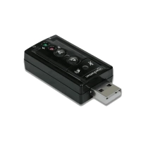 ADAPTADOR FONE+MIC/USB 2.0 152341 3D VIRTUAL DE 7.1 CANALES/ CONTROL DE VOLUMEN/ 3.5MM