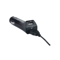 CARGADOR DUAL USB P/AUTO 101721 1A/2.1A/12V/24V BLISTER NEGRO