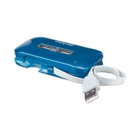 HUB USB 2.0 DE 7 PUERTOS 161039 480MBPS/AZUL/BLISTER