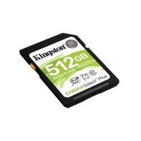 MEMORIA SD KINGSTON 512GB CANVAS SELECT PLUS SDXC CLASS 10 SDS2/512GB 100/85